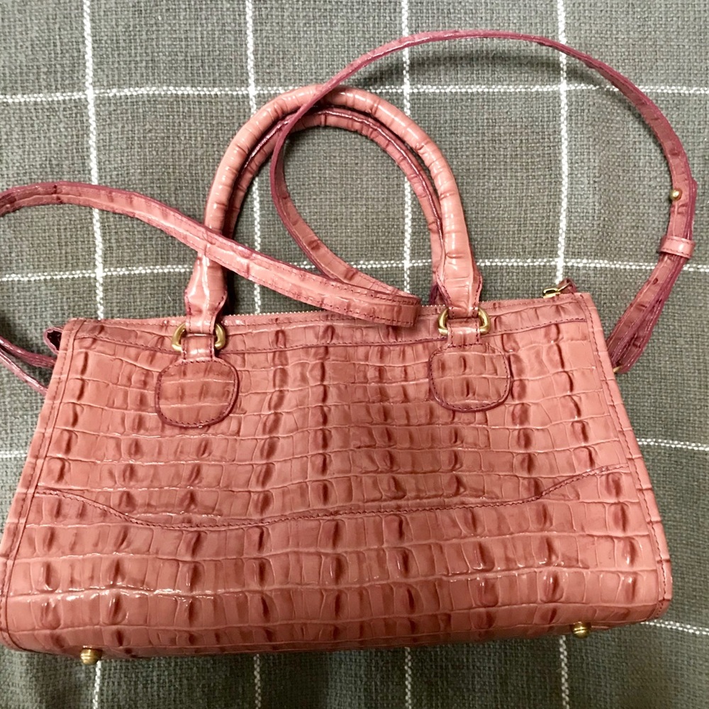 Brahmin Satchel/Shoulder Bag Woodrose LaScala